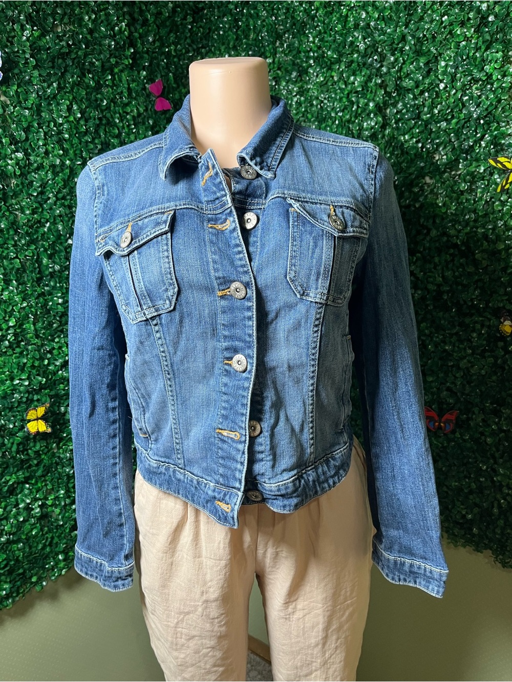 Elle Light Blue Denim Jean Jacket